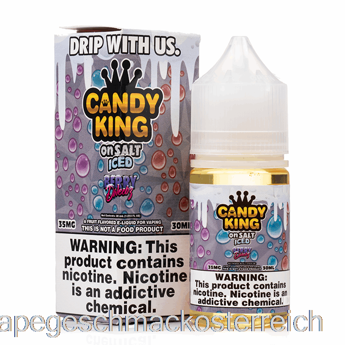 Iced Berry Dweebz – Candy King Auf Salz – 30 Ml, 50 Mg Vape-Geschmack